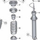 Untere Federbasis für BMW 5er F10, 6er F06, F06N (OEM 33507847240). Original BMW