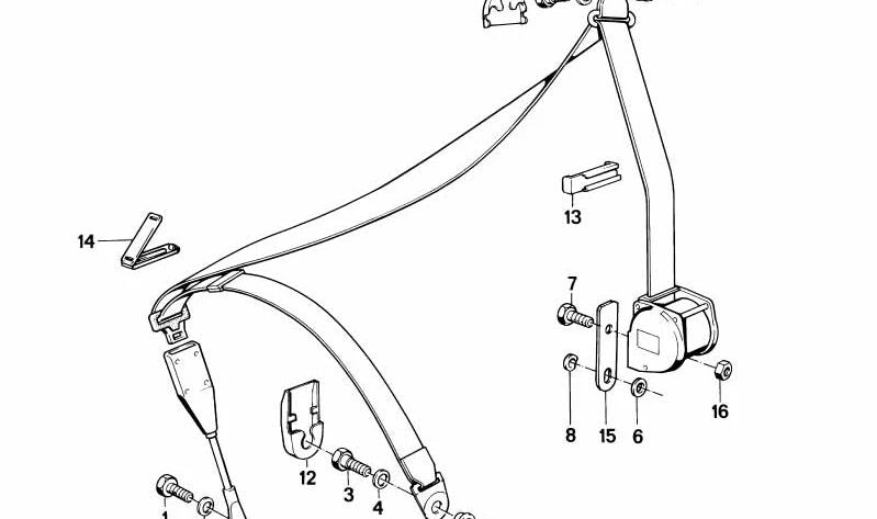 Tapón o cubierta OEM 72111860143 para BMW E12, E28, E23. Original BMW.