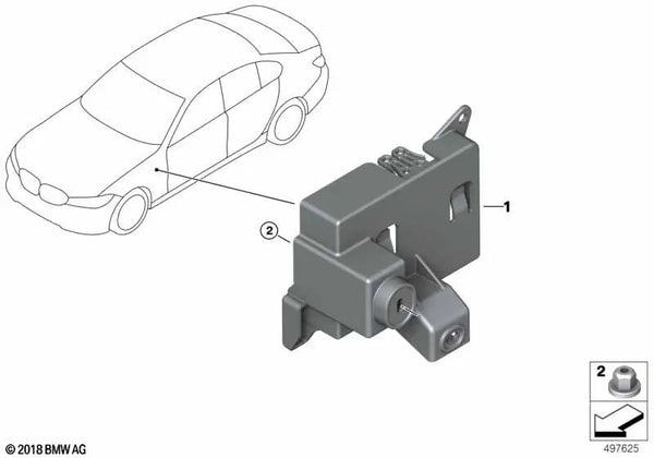 Soporte switchbox Ethernet para BMW G42, G20, G20N, G21, G21N, G28, G28N, G22, G23, G26, G83 (OEM 61138781381). Original BMW.