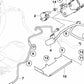 Pipe de ventilation du filtre à poussière OEM 16136762595 pour BMW E63, E64. BMW d'origine.