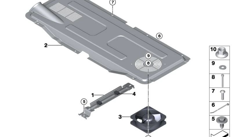 Tornillo Hexagonal Combinado para BMW Serie 3 G20N, G21N, Serie 4 G22, G23, G26, G82, G83, Serie 5 F90, G60, G61, G90, Serie 7 G70, Serie 8 F91, F92, F93, X3 G45, X5 G05, G18, X6 G06, X7 G07, XM G09 (OEM 61219855662). Original BMW