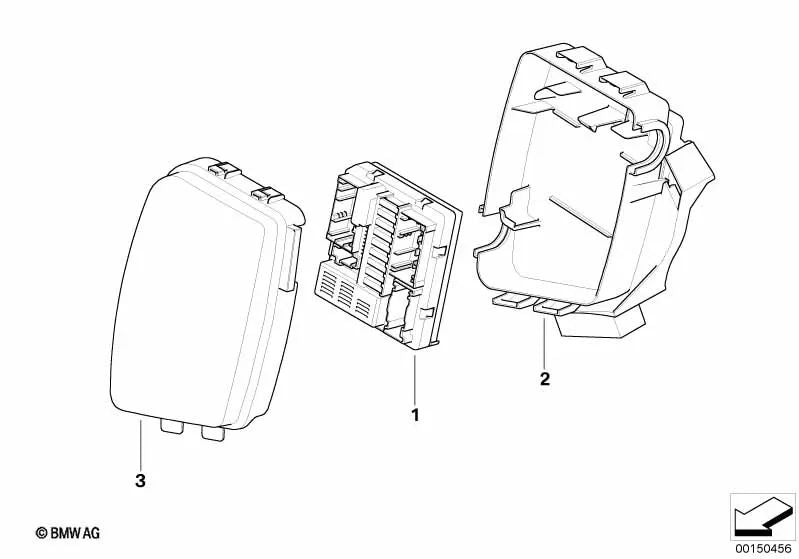 Módulo de Distribución de Energía para BMW X3 E83N, Z4 E85, E86 (OEM 12637560626). Original BMW.