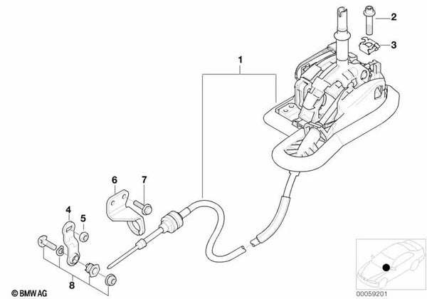 Cambio Steptronic para BMW Serie 5 E39 (OEM 25167505532). Original BMW.