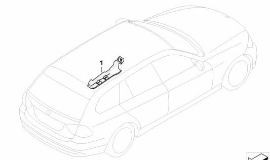 Guía de cableado para portón trasero OEM 61136956154 para BMW Serie 3 (E91). Original BMW.
