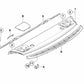 Loading Opening Counterpart Plate for BMW E82, E90, E92 (OEM 51467140774). Genuine BMW