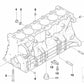 Tapón de cierre para BMW E36, E46, E39, E60, E61, E38, E65, E66, E83, E53, E85 (OEM 11111703878). Original BMW