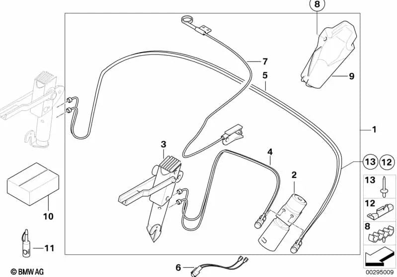 Aislamiento acústico para BMW Z4 E85 (OEM 54347119635). Original BMW