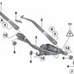 Scheibenwischermechanismus mit Motor für BMW F10, F11, F18, F01, F02, F04 (OEM 61617306266). Original BMW