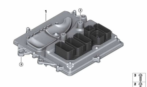 Tornillo para BMW E82, E88, F20, F21, F22, F23, F87N Serie 3 F30, F31, F34, F80 Serie 4 F32, F33, F36 Serie 5 F07, F10, F11 Serie 6 F06, F12, F13 Serie 7 F01N, F02N X1 E84, X3 F25, X4 F26, X5 E70, F15, X6 E71, F16 (OEM 12147593381). Original BMW