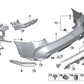 Rear right middle bumper bracket for BMW G80, G80N (OEM 51128074698). Original BMW.