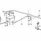 Cojinete de Goma Estabilizador para BMW E28, E24 (OEM 33551124760). Original BMW