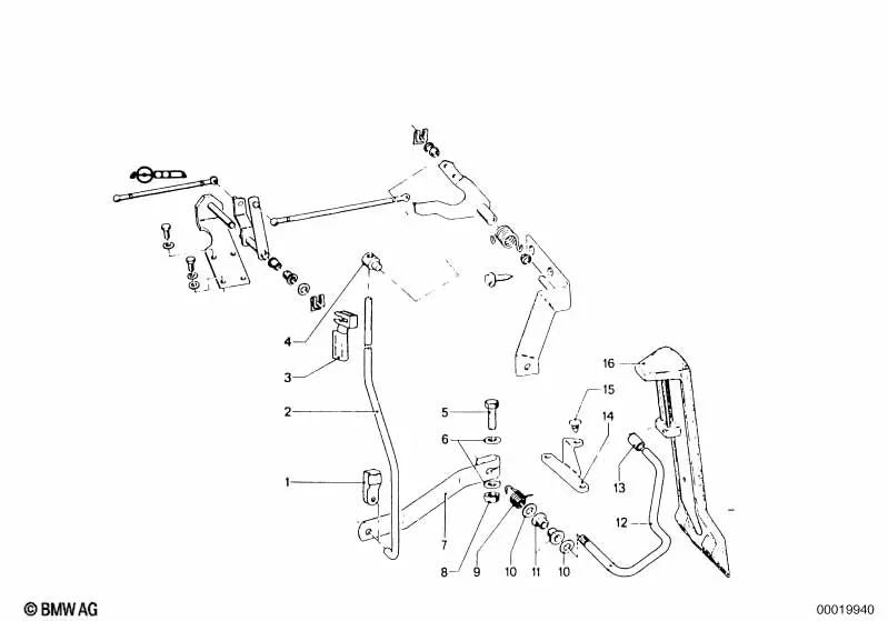 Pedal de Acelerador para BMW Serie 1 E87, E88, Serie 3 E90, E91 (OEM 35411102054). Original BMW.