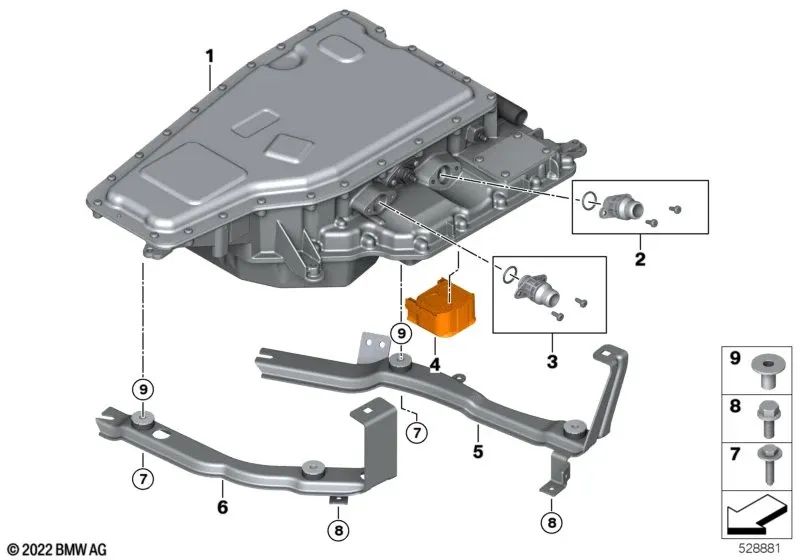 Conexión de agua para BMW I01, I01N, I12, I12N, I15, F15 (OEM 12367616289). Original BMW