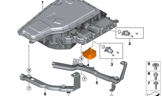 Bucha OEM 12907643212 para BMW F18, F15. BMW originais.