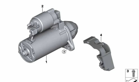 OEM 12418571350 Acoustic Plug for BMW F20, F21, F22, F23, G20, F36, F10, F11, F25, F26, F15. Original BMW.