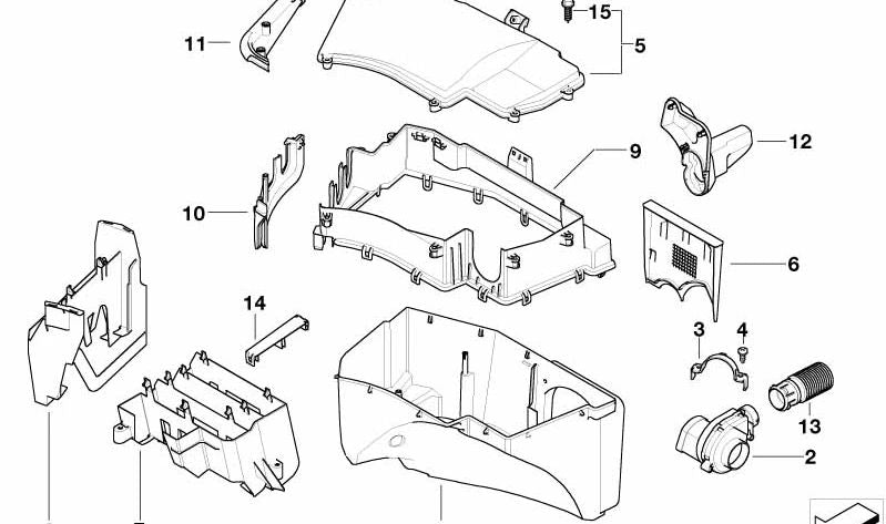 Soporte de módulo de control OEM 12907570072 para BMW E65, E66. Original BMW.