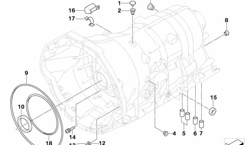 Condensador de interferencias OEM 24607529478 para BMW E60, E61, E63, E64. Original BMW.