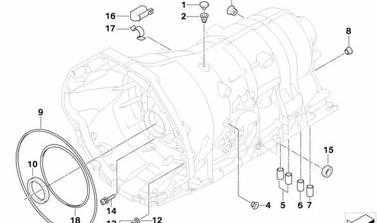 Condensador de interferencias OEM 24607529478 para BMW E60, E61, E63, E64. Original BMW.