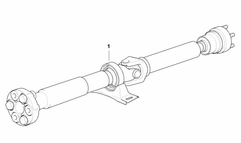 Eje de Junta Homocinética de Transmisión Automática para BMW Serie 3 E30 (OEM 26111226809). Original BMW