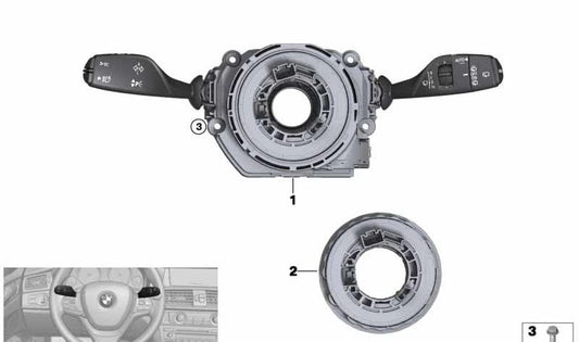 Unidad de mando columna de dirección OEM 61319368605 para BMW F48, F25, F15, F85. Original BMW.