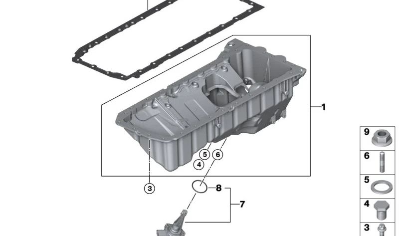 Junta de perfil OEM 11137600482 para BMW (E82, E88, F20, F21, F22, F23, F87, E90, E91, E92, E93, F30, F31, F34, F35, F80, F32, F33, F36, F82, F83, F07, F10, F11, F18, F06, F12, F13, F01, F02, E84, F25, F26, E70, F15, E71, F16). Original BMW.