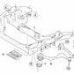 Soporte de gato para BMW Serie 1 E81, E82, E87, E87N, E88, Serie 3 E93, E93N, X1 E84, Z4 E89 (OEM 31116761462). Original BMW.