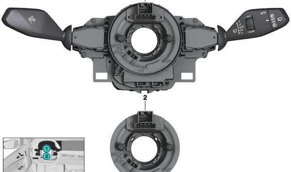 Centro de Control de Columna de Dirección para BMW Serie 5 G60, G68, G90, Serie 7 G70, X2 U10 (OEM 61315A56474). Original BMW