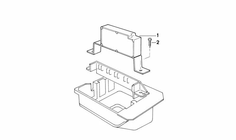 Modulo di controllo Valvola di ammissione OEM 13621316687 per BMW E34. BMW originale.