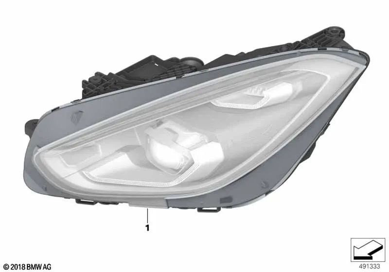 Faro LED derecho para BMW G29 (OEM 63119498472). Original BMW