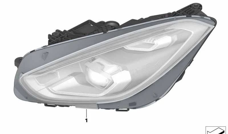 Faros LED AHL High derecho para BMW Z4 G29 (OEM 63119498480). Original BMW