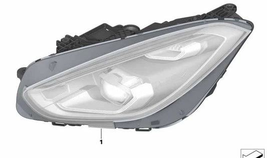 AHL High LED Headlights Right for BMW Z4 G29 (OEM 63119498480). Original BMW