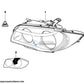 Faro Bi-Xenon Con Ojos De Angel Para Bmw E81 E82 E87 E88 . Original Recambios