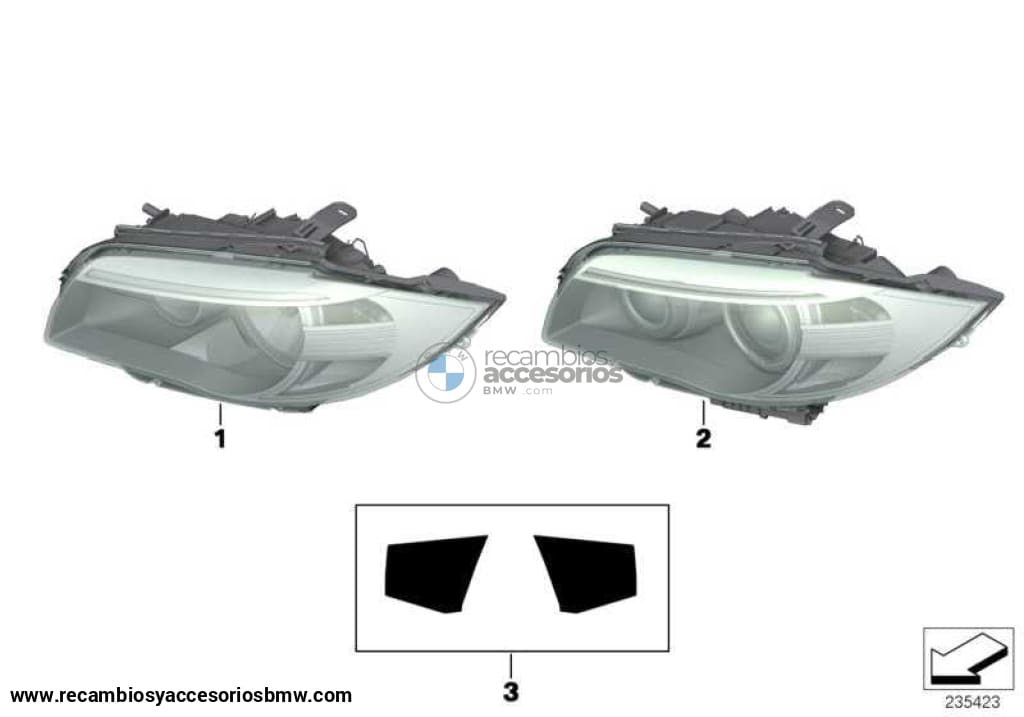 Faro Delantero Ahl Luz Xenon Para Bmw E82 Edrive E88 . Original Bmw. Recambios