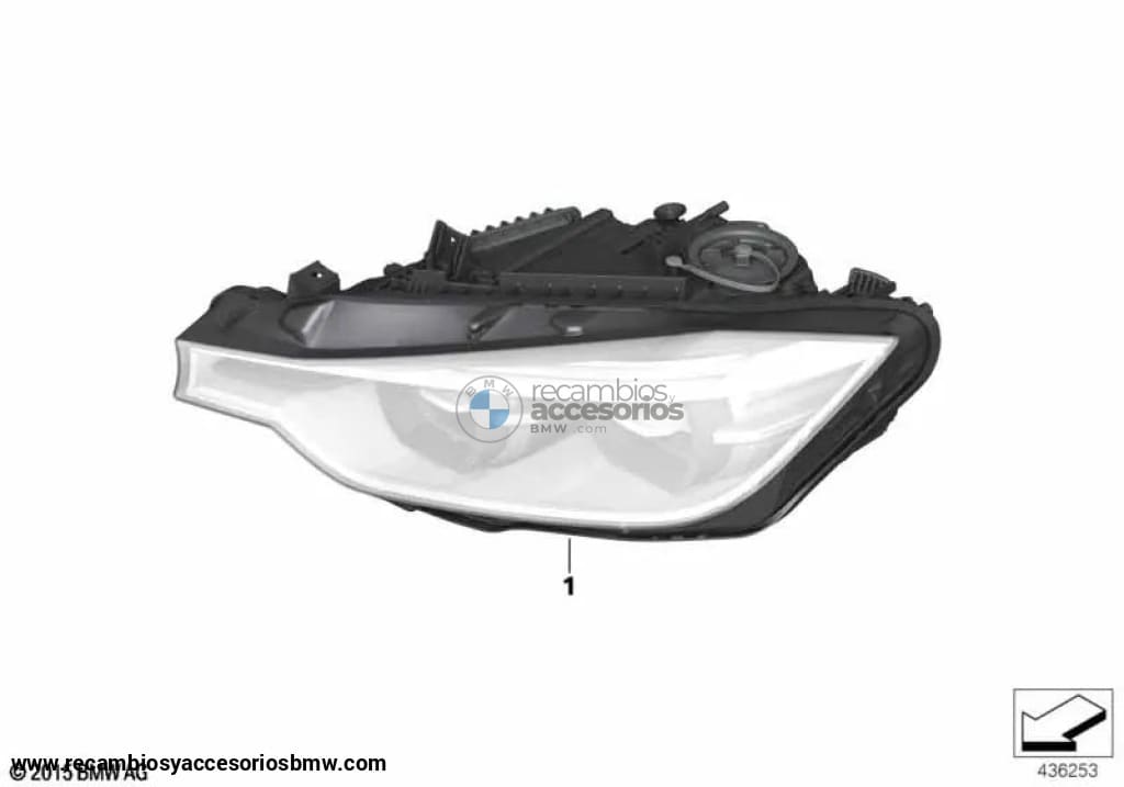 Faro Izquierdo/Derecho Con Tecnología Led Para Bmw F30 F31 F35. Original Recambios