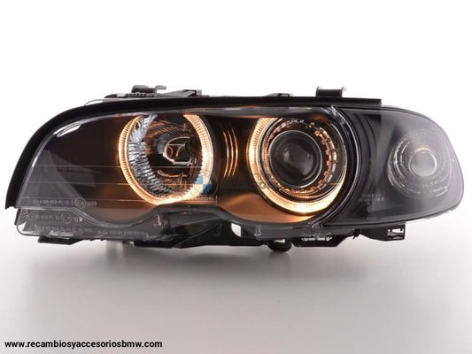 Faro Ojo De Angel Bmw Serie 3 Coupé E46 98-01 Negro Lights > Headlights