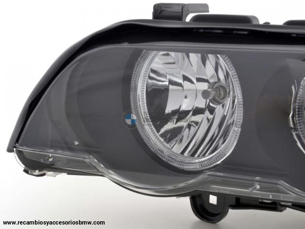 Faro Ojo De Angel Bmw X5 E53 Negro Lights > Headlights