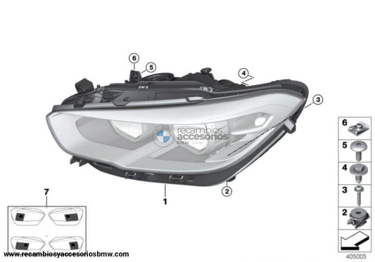 Faro Original Bmw Tecnología Led Para F20 F21. Original Recambios