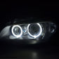 Faros Angel Eyes Led Bmw X1 E84 09-12 Negro Lights > Headlights