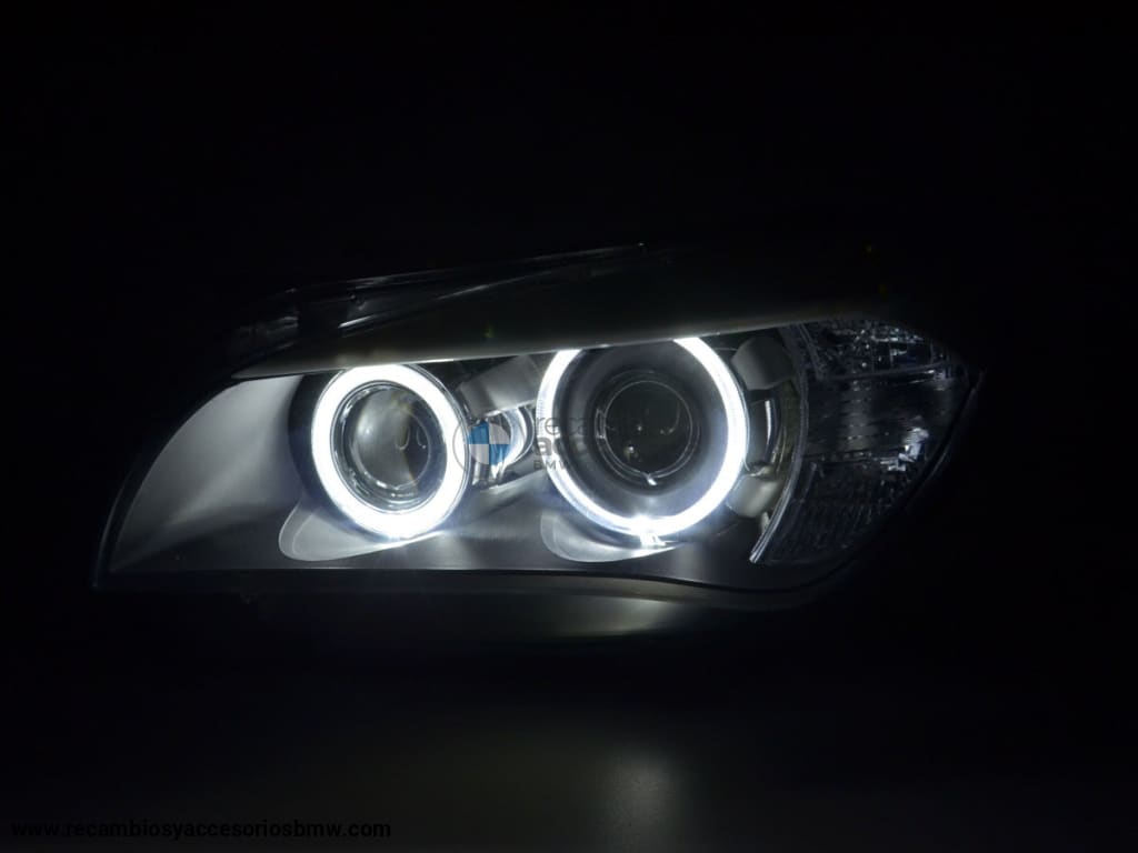 Faros Angel Eyes Led Bmw X1 E84 09-12 Negro Lights > Headlights