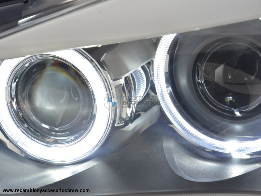 Faros Angel Eyes Led Bmw X1 E84 09-12 Negro Lights > Headlights