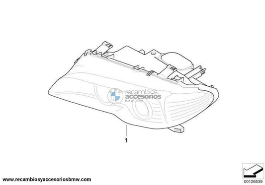 Faros Delanteros Bmw Bi-Xenon Akl Titan Para E46 Cabrio/coupe. Original Recambios