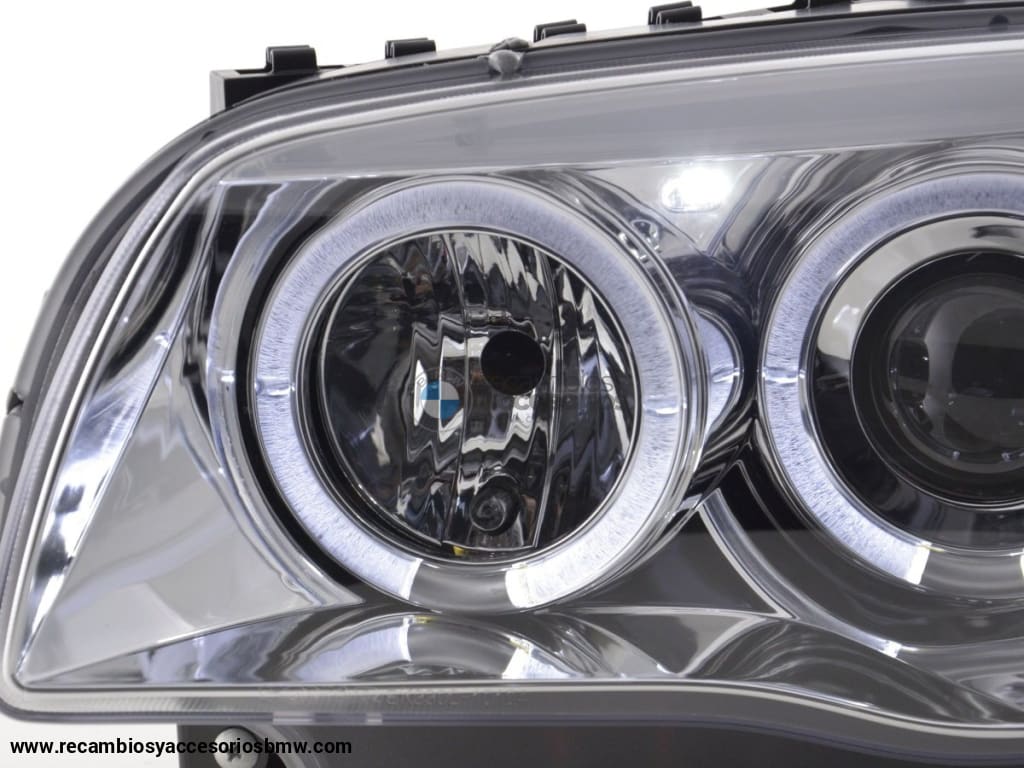 Juego De Faros Delanteros Bmw Serie 1 Tipo E87 / E81 04- Cromo Lights > Headlights