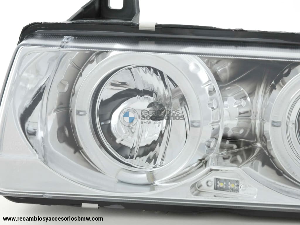 Juego De Faros Bmw 3-Series Limo Tipo E36 92-98 Cromo Lights > Headlights