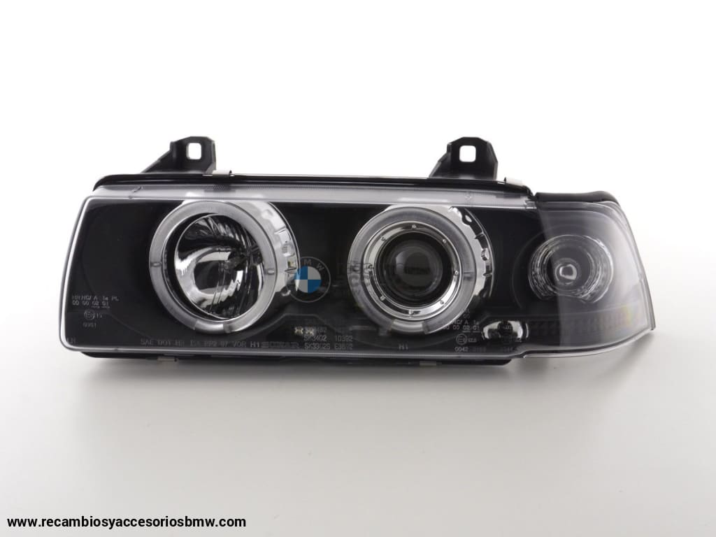 Juego De Faros Delanteros Bmw Serie 3 Limo Tipo E36 92-98 Negro Lights > Headlights