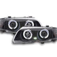 Juego De Faros Delanteros Bmw Serie 3 Limo Tipo E46 98-01 Negro Lights > Headlights