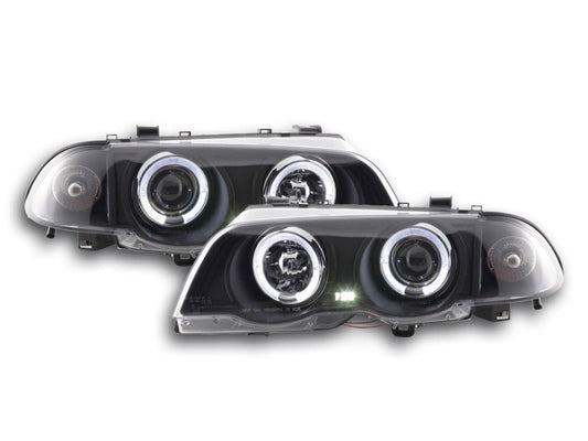 Juego De Faros Delanteros Bmw Serie 3 Limo Tipo E46 98-01 Negro Lights > Headlights