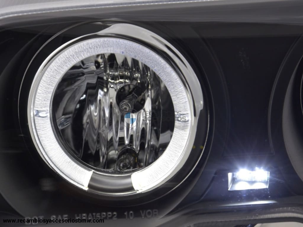 Juego De Faros Delanteros Bmw Serie 3 Limo Tipo E46 98-01 Negro Lights > Headlights