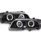 Juego De Faros Delanteros Bmw Serie 3 Limo Tipo E46 98-01 Negro Lights > Headlights