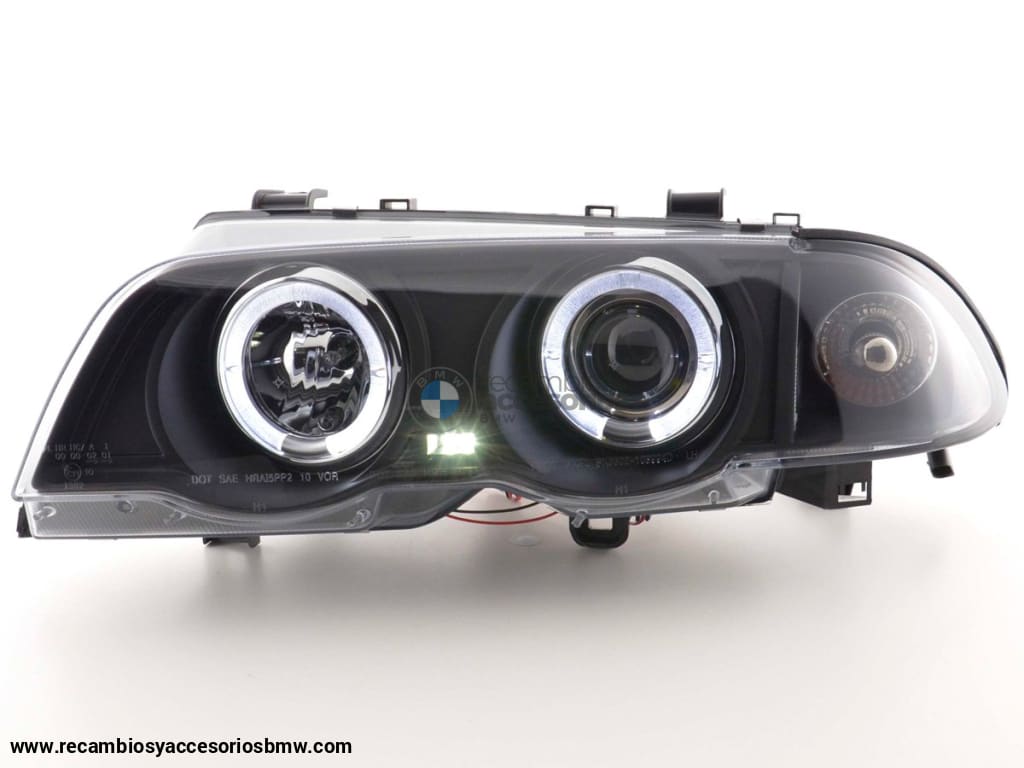 Juego De Faros Delanteros Bmw Serie 3 Limo Tipo E46 98-01 Negro Lights > Headlights