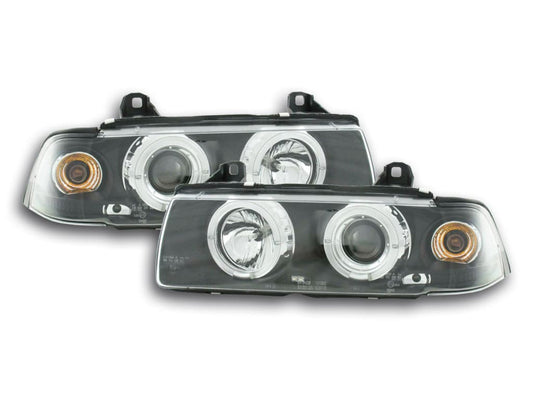 Faros Delanteros Bmw Serie 3 Coupé E36 92-98 Negro Lights > Headlights